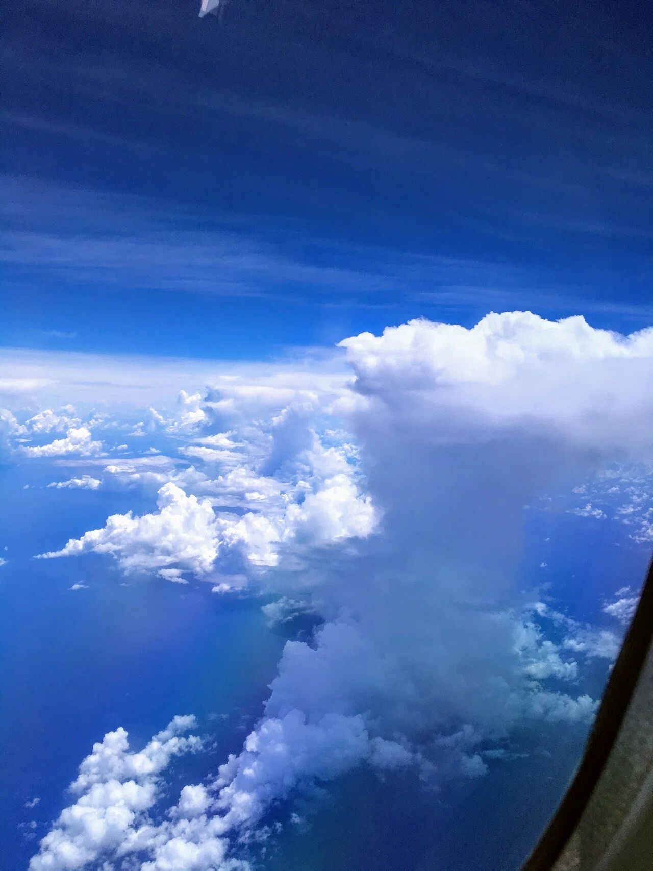飛行機から撮った写真。｜いりの