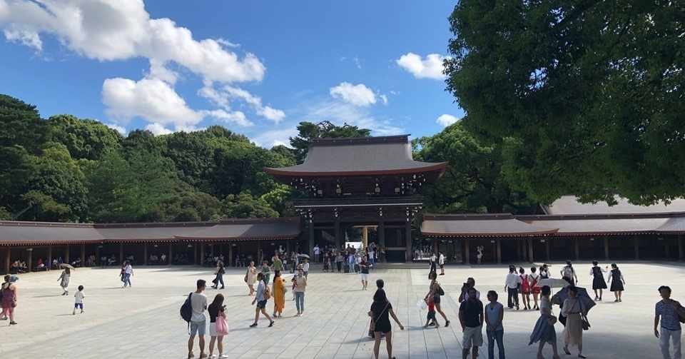 明治神宮で参拝方法を間違えた時の神様のリアクション じょん Note