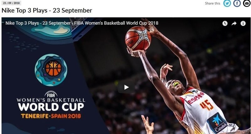 Fiba女子バスケットボールワールドカップ ミドルシュートの重要性 Task Note