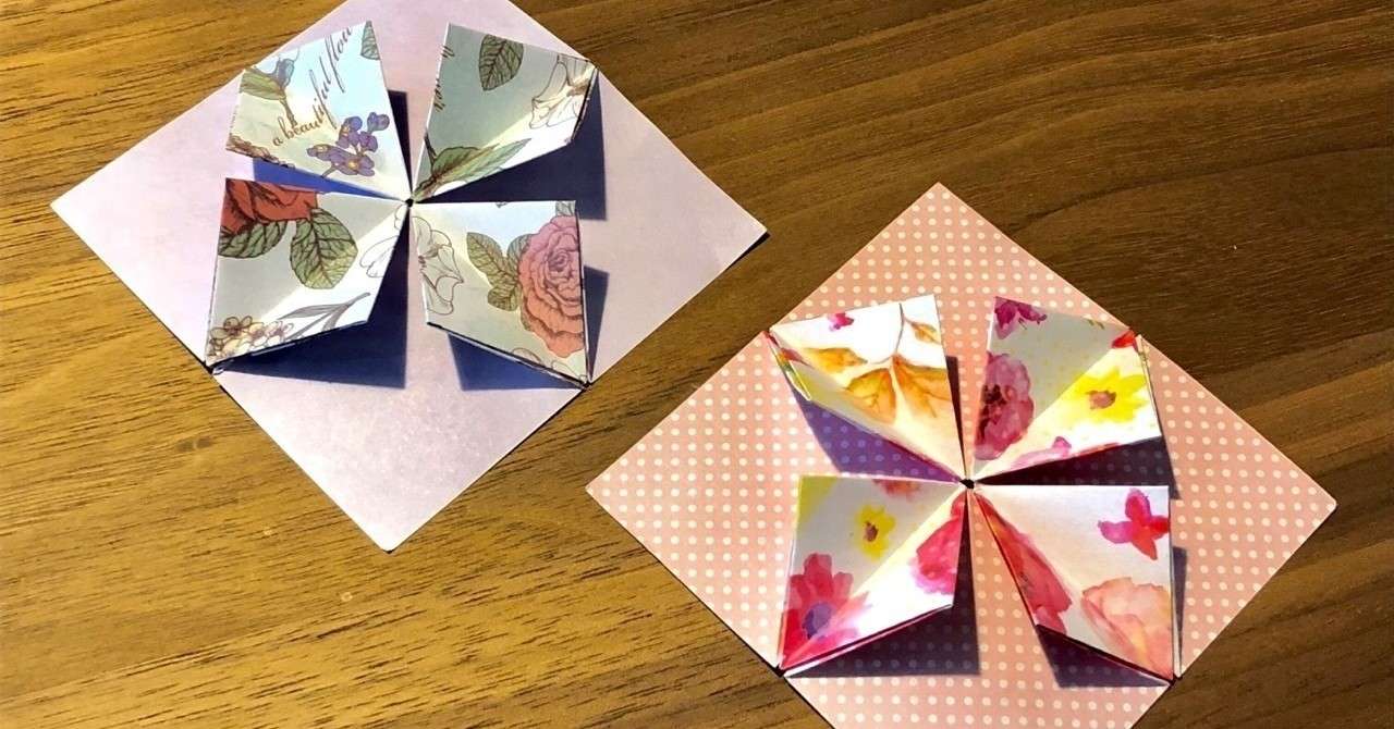 折り紙初心者でも作れるあじさい折りはコレ 裏表あじさい 一輪 まさにぃ Note