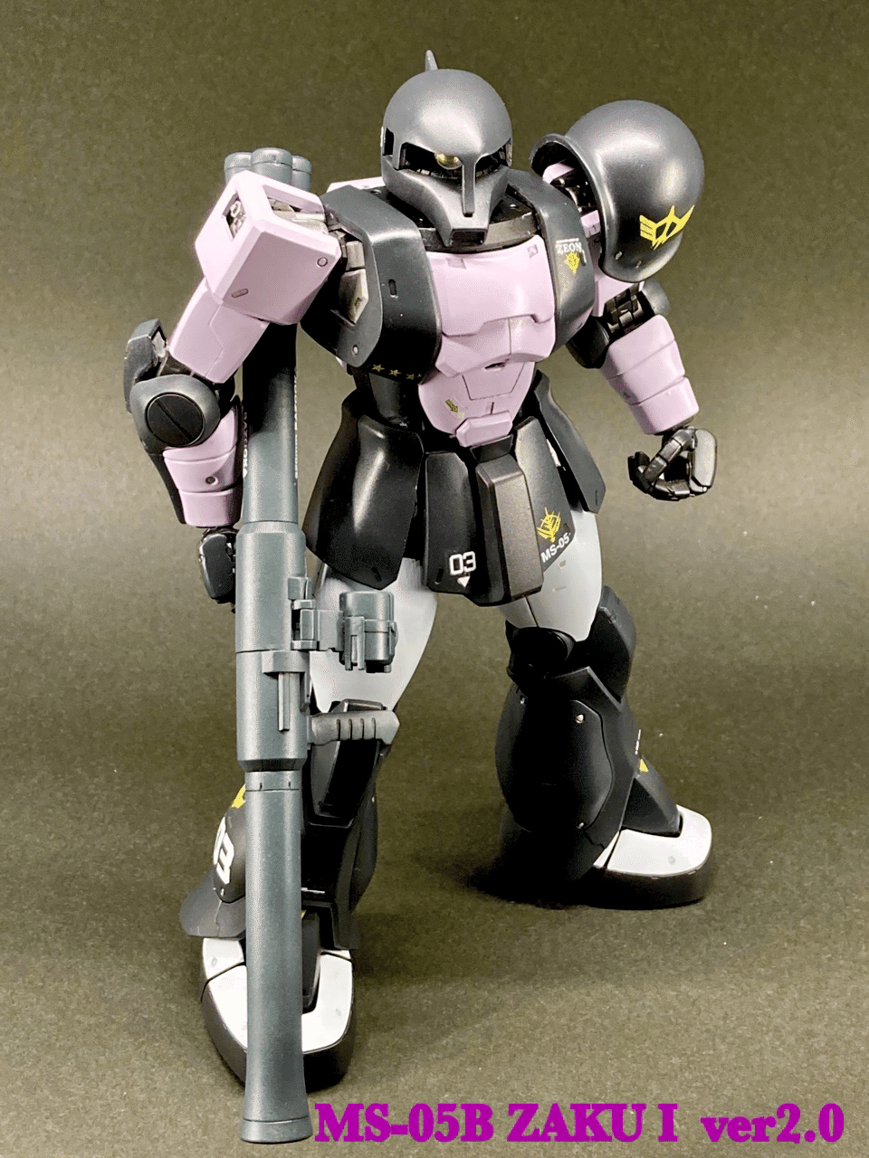 MG 1／100 MS-05B ZAKU 1 ver 2.0 (2022年5月製作)｜ヤス