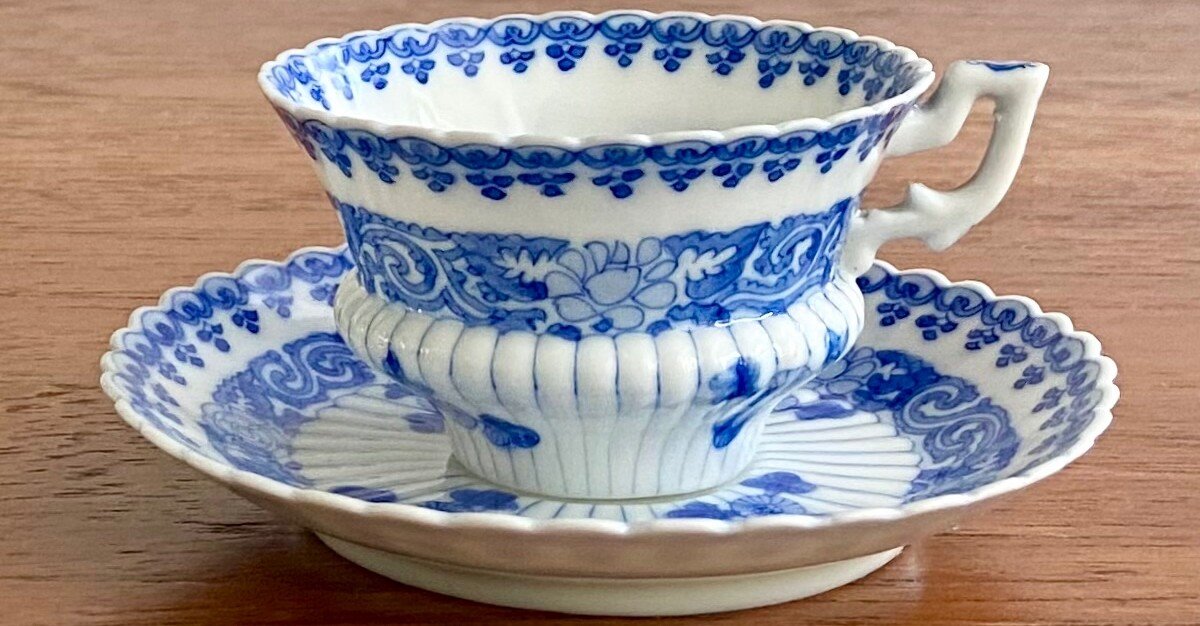 瀬戸の染付のカップについて｜ryo