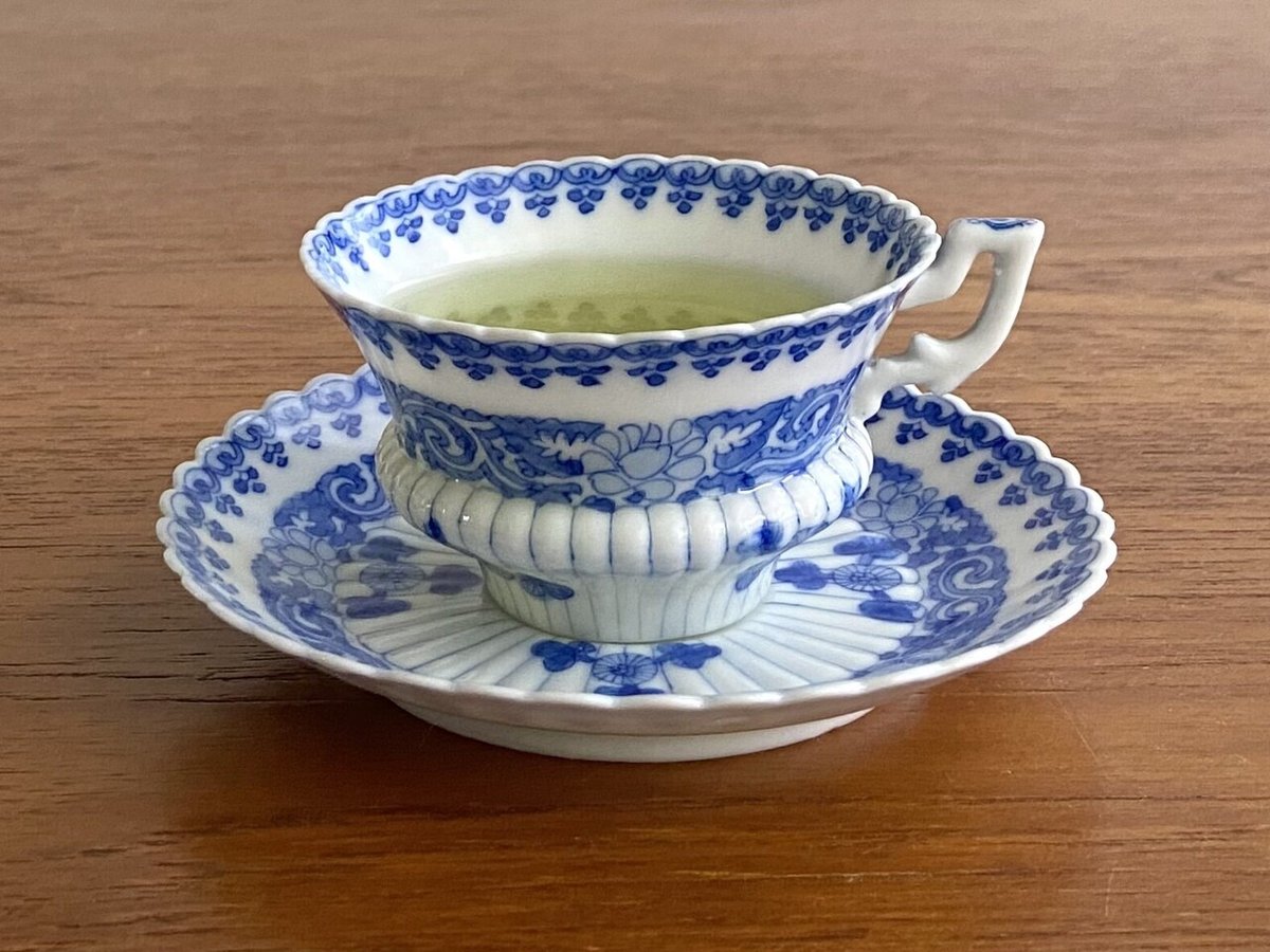 瀬戸の染付のカップについて｜ryo