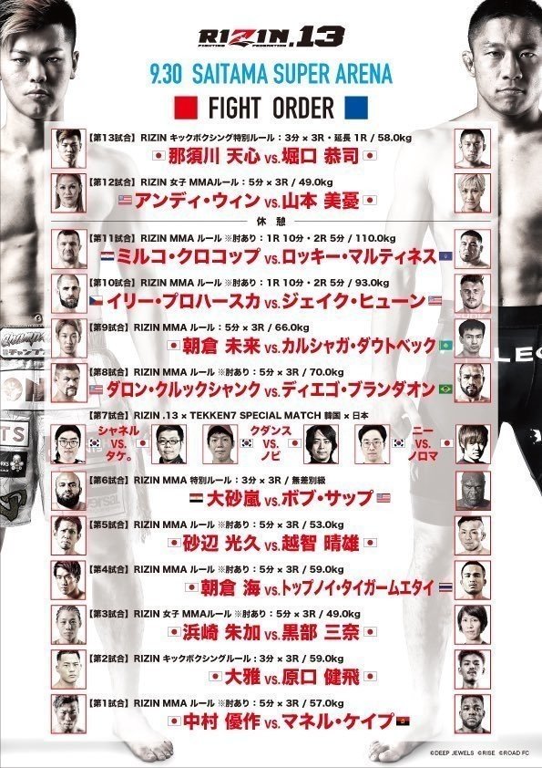 RIZIN】大雅「（原口は）まだ自分とやるのは早い。絶対ついて来れない