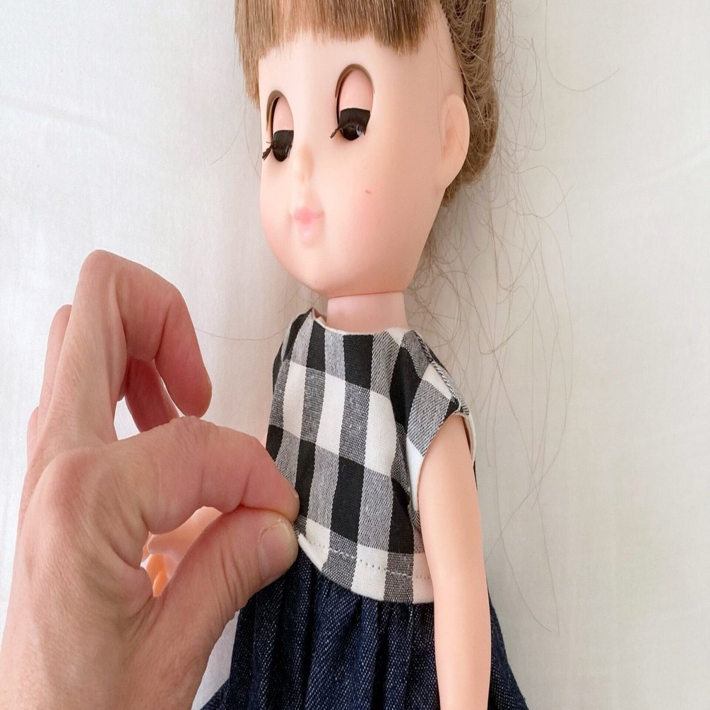 型紙 ドッキングワンピース メルちゃんソランちゃんサイズ Nahoppe Handmade Note
