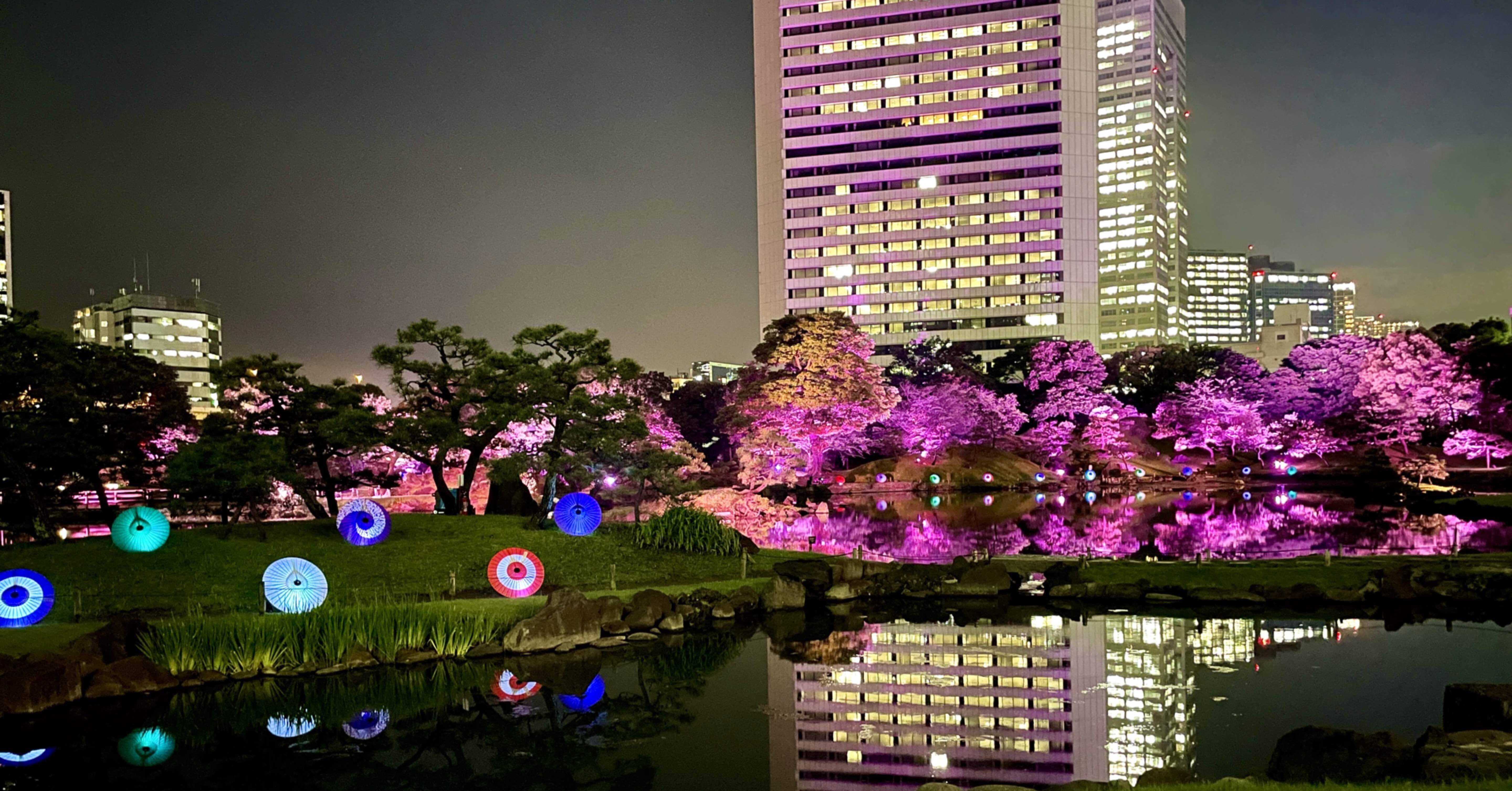 東京の休日 125 旧芝離宮夜会 初夏の桜は雅でした Mana まな 旅と日々 Note