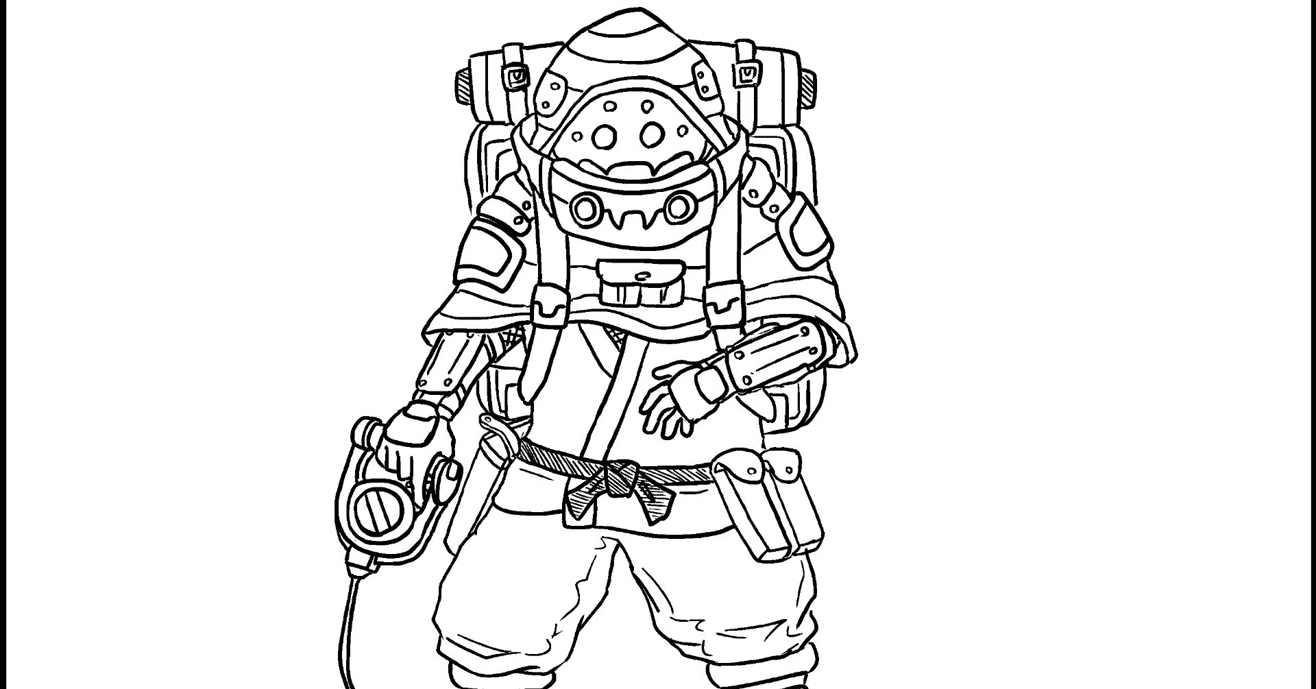 ニンジャスレイヤーTRPG 自由に使える非公式立ち絵・モノクロ①