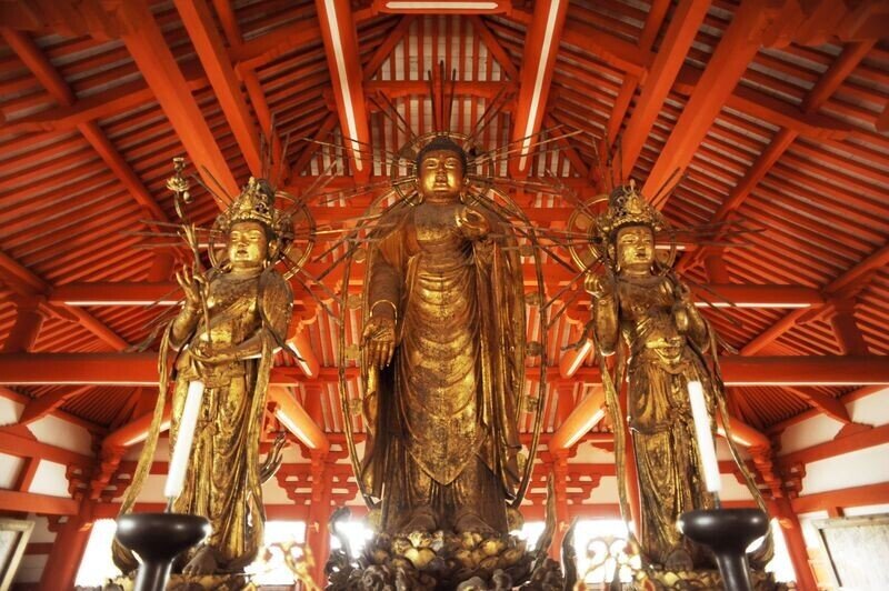 初投稿】東大寺法華堂伝・日光月光菩薩は製作当初は日光月光菩薩