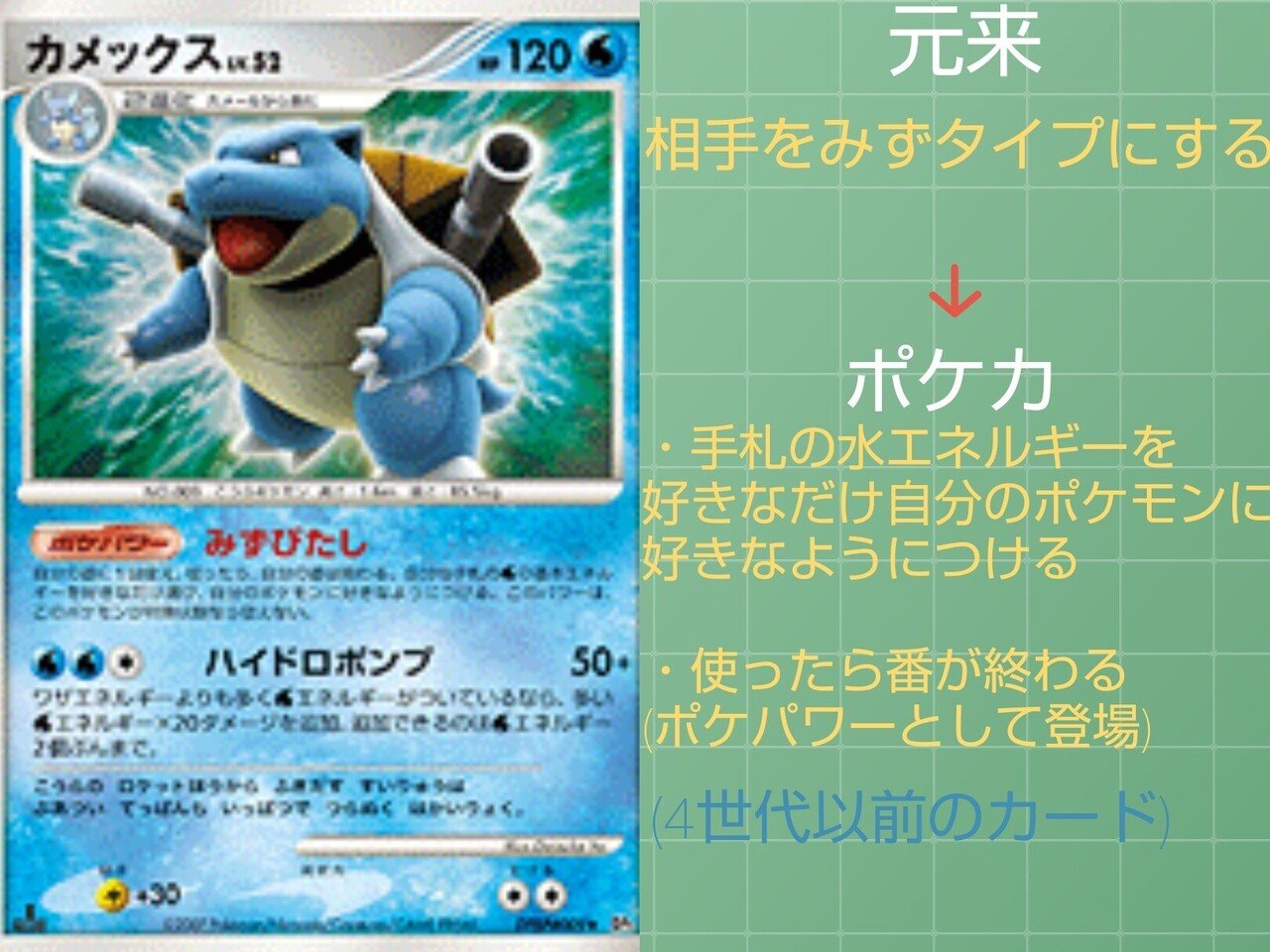 本編の技 ポケカではどうなっている みずタイプ編 リユルン Note