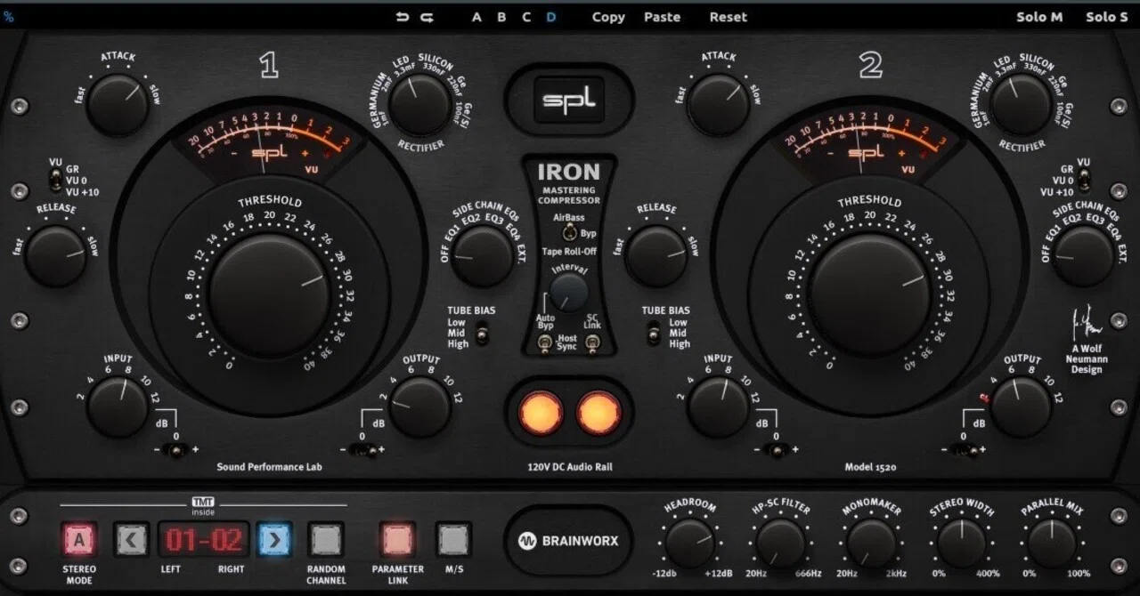 SPL IRON v2 マスタリングコンプレッサー レッド 極美品　価格交渉可 Plugin Alliance SPL IRON Mastering Compressor マニュアル和訳｜し～む