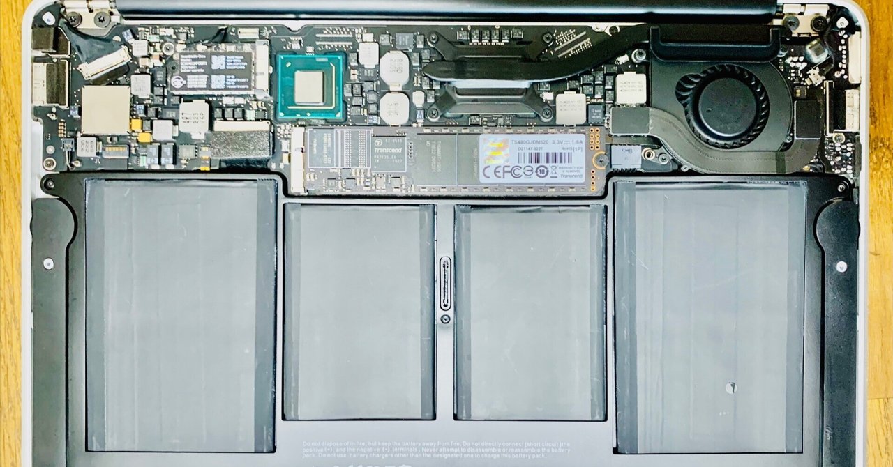 10年使ってるMacBook Airのバッテリーを自分で交換した話｜スマホの