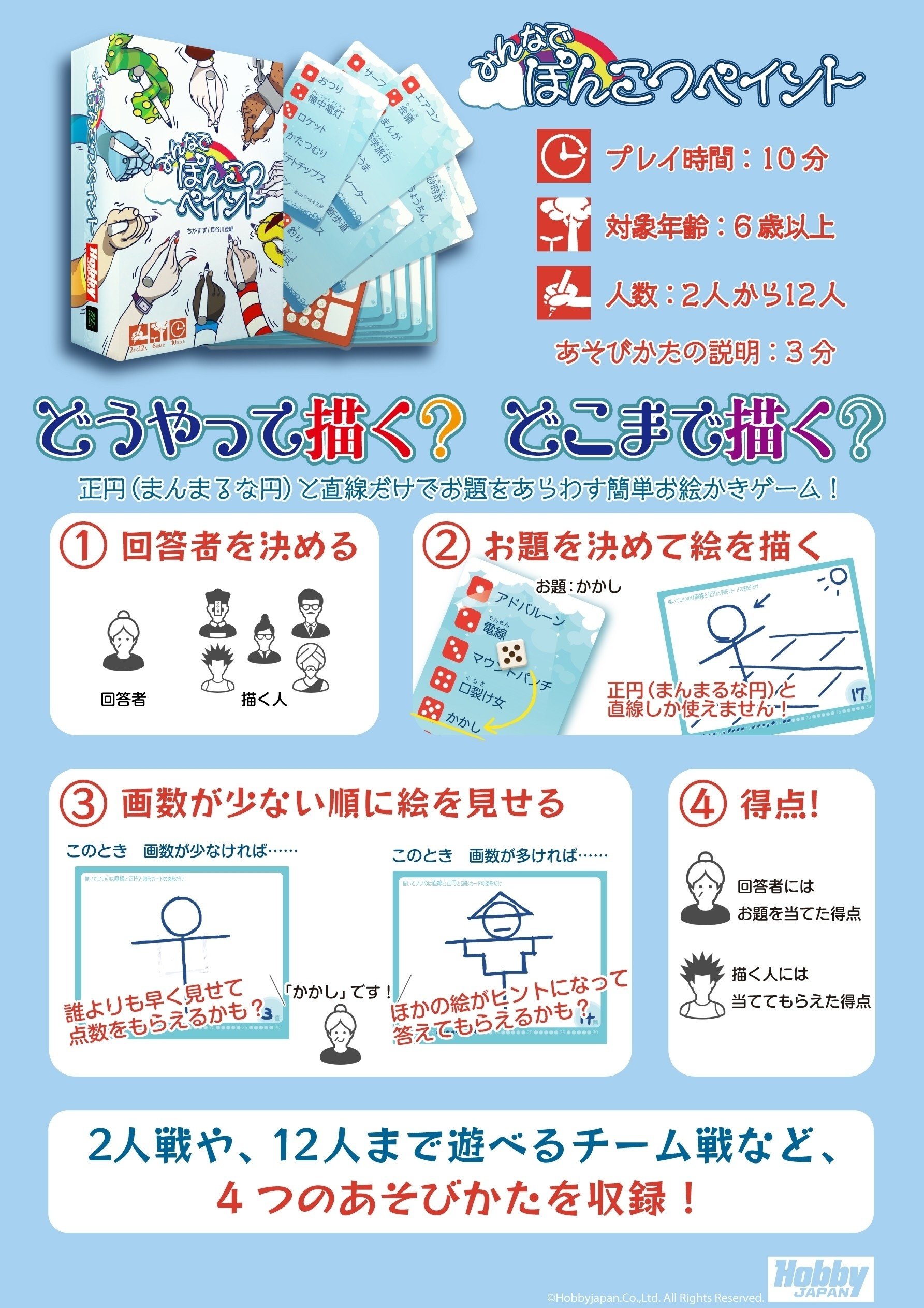 ○と─だけでお題を描いて! 『みんなでぽんこつペイント