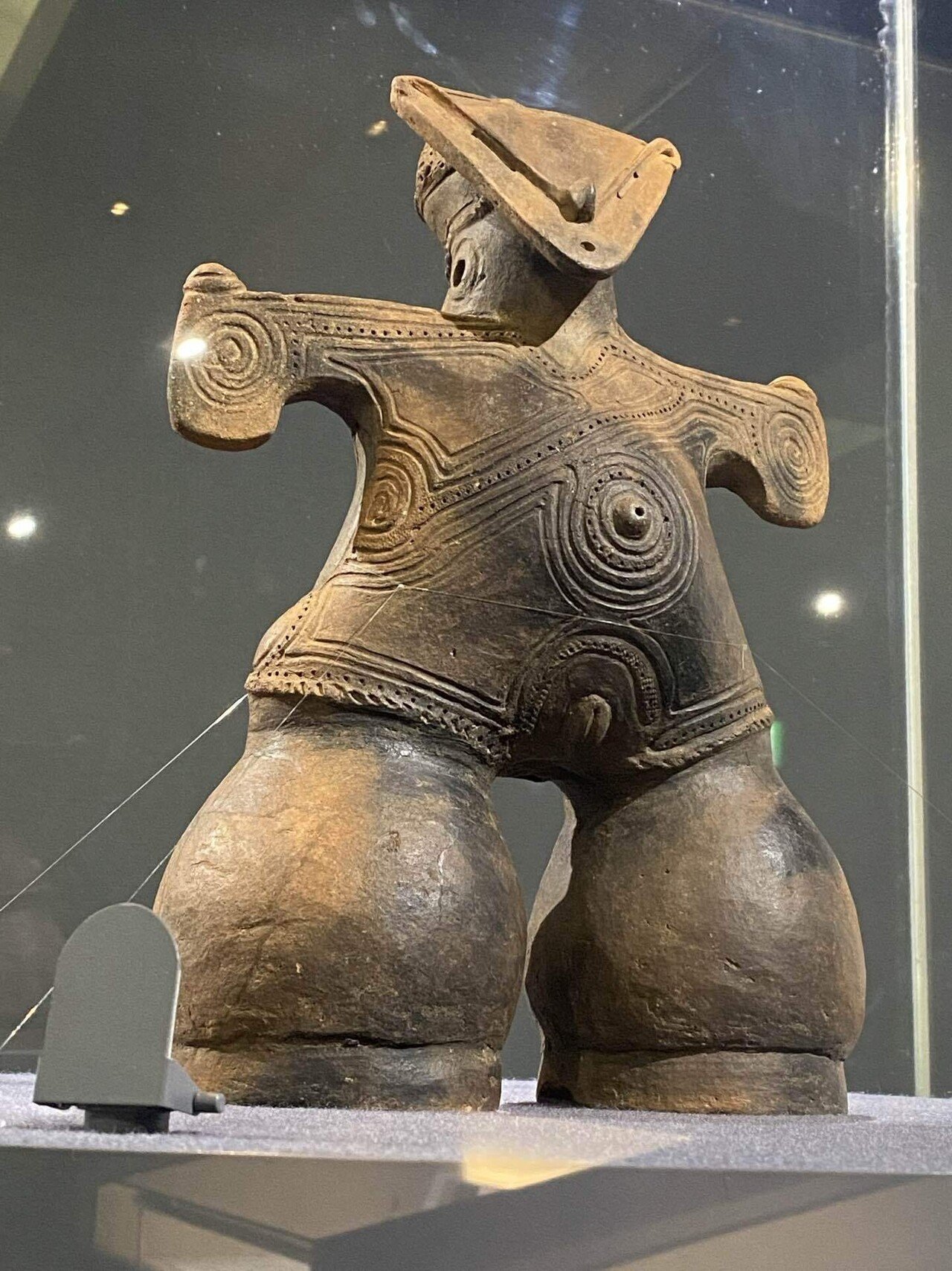 土偶 ソフビ製ともだち初号機 (Hierophant Green) + 土偶座人(Clear Green