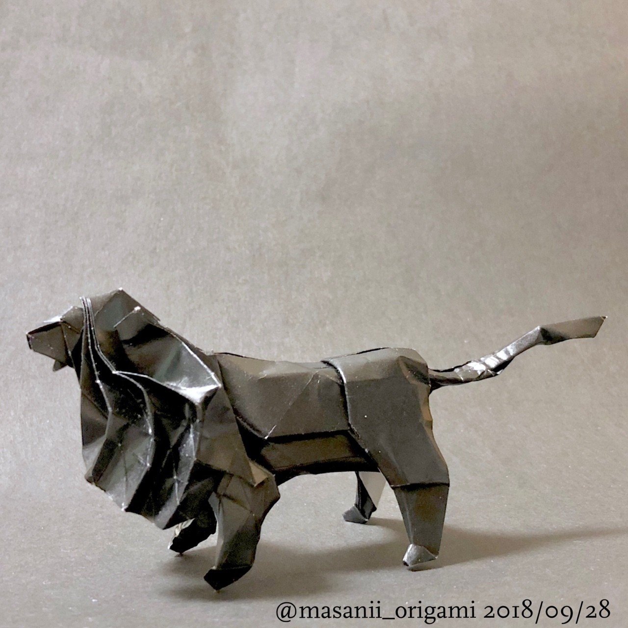 折り紙一枚で魅せる 黒いライオン まさにぃ Note 折り紙一枚で魅せる 黒いライオン まさにぃ Note