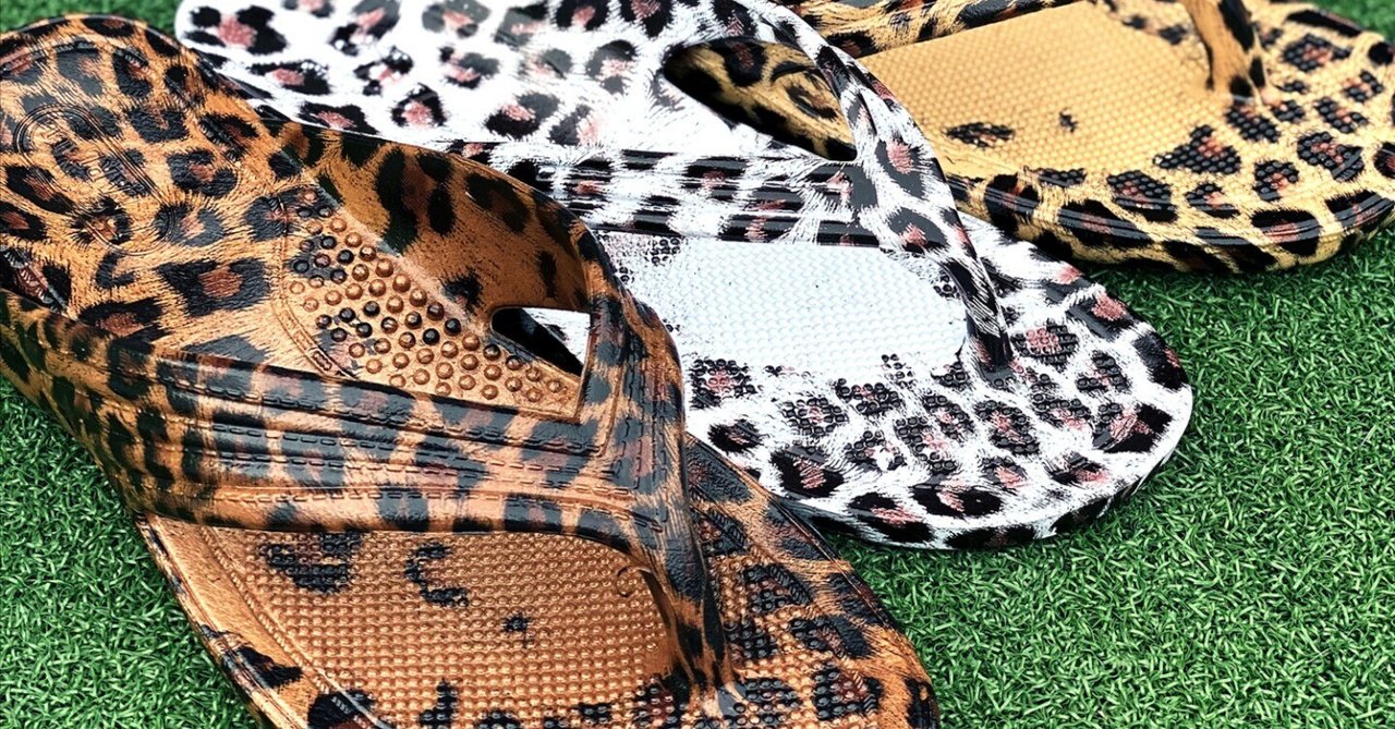 ヒョウ柄シーズン到来！ ヒョウ柄ギョサン入荷しました☆｜ぎょ