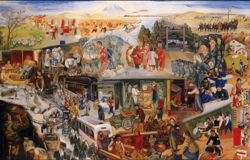 国家総力戦を描いた女性画家たち・「大東亜戦皇国婦女皆働之図」～戦争