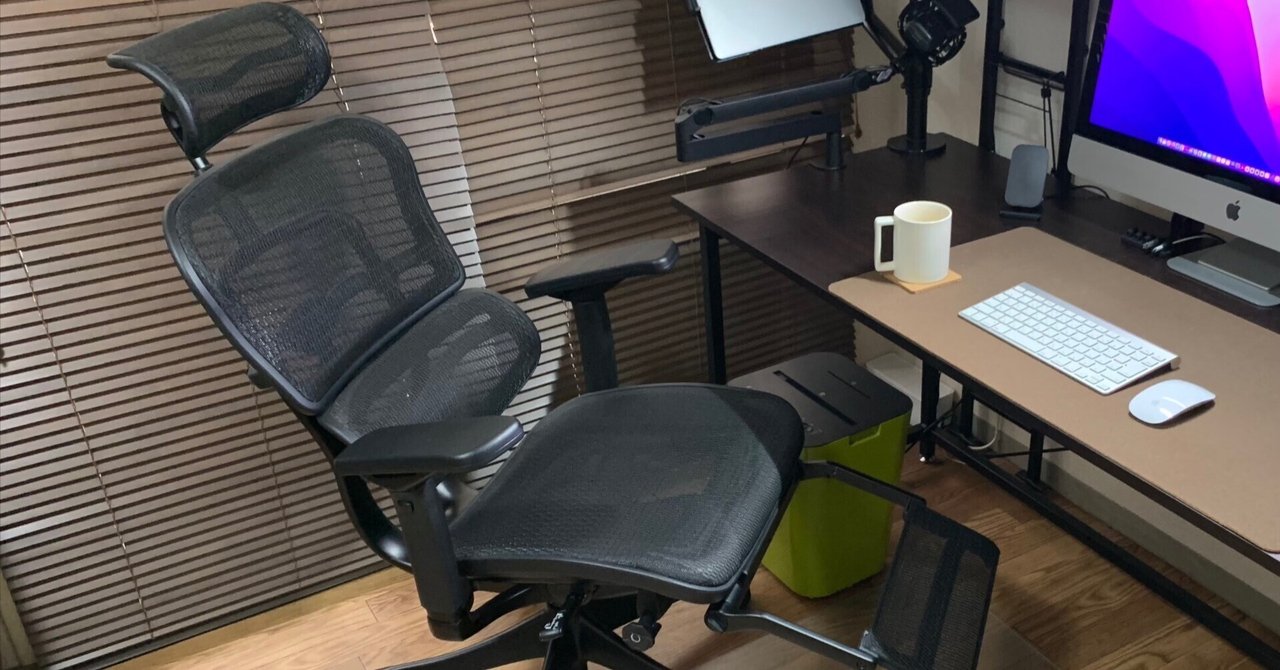 Ergohuman Pro Ottoman Black Editionを購入しました！｜50歳からの