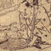 浮世絵、小野小町永歌之圖三枚綴り、楊齋延一画