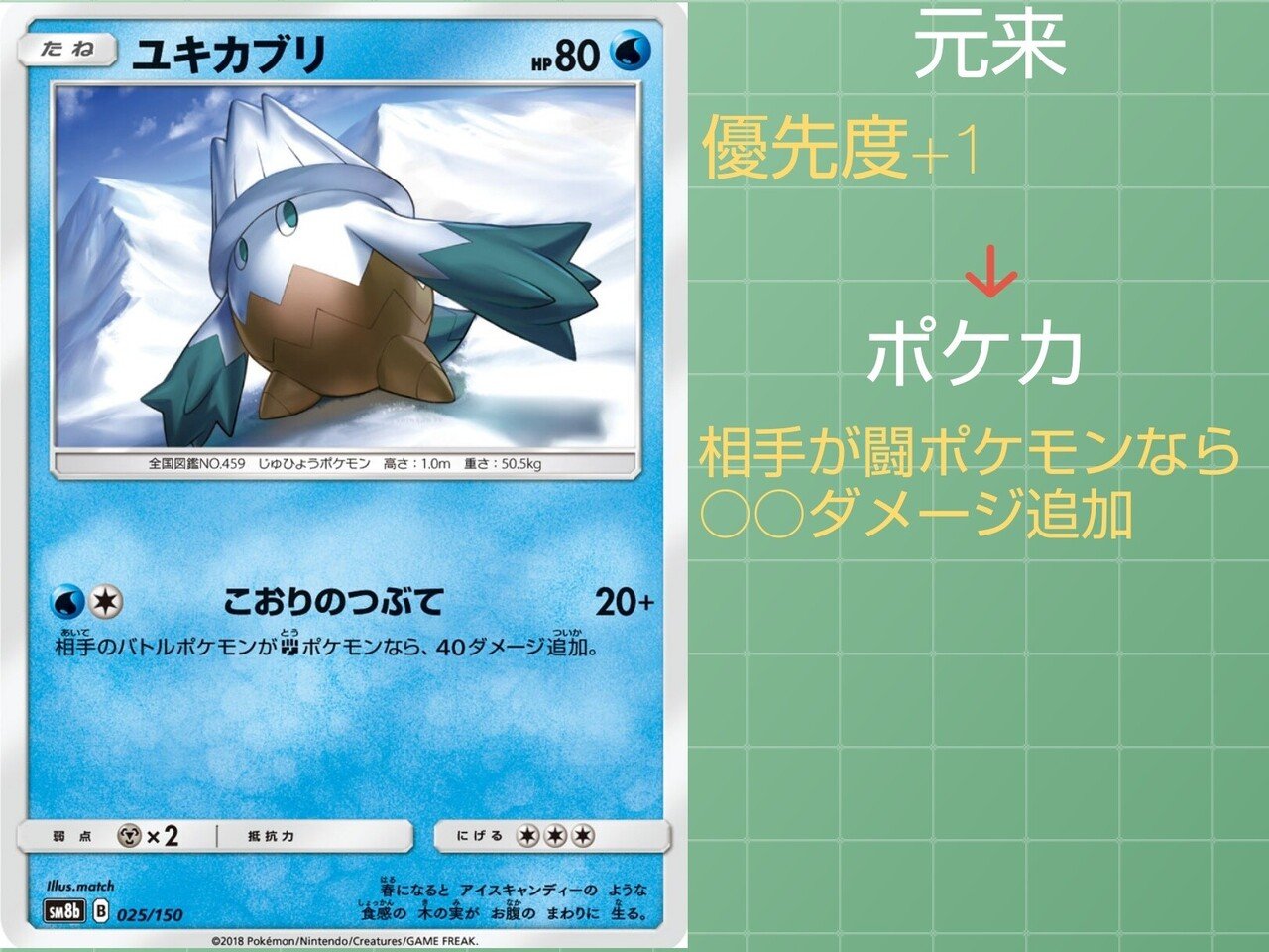 本編の技 ポケカではどうなっている こおりタイプ編 リユルン Note