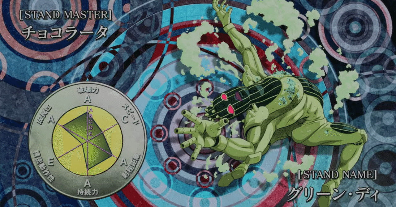 ジョジョネタカセット 第5部 黄金の風 ㉖ グリーン・ディ / Green Day