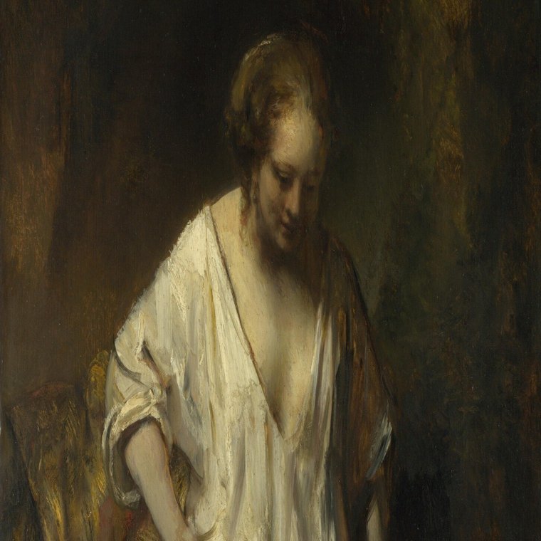 西洋美術雑感 18：レンブラント「水浴する女」｜林正樹