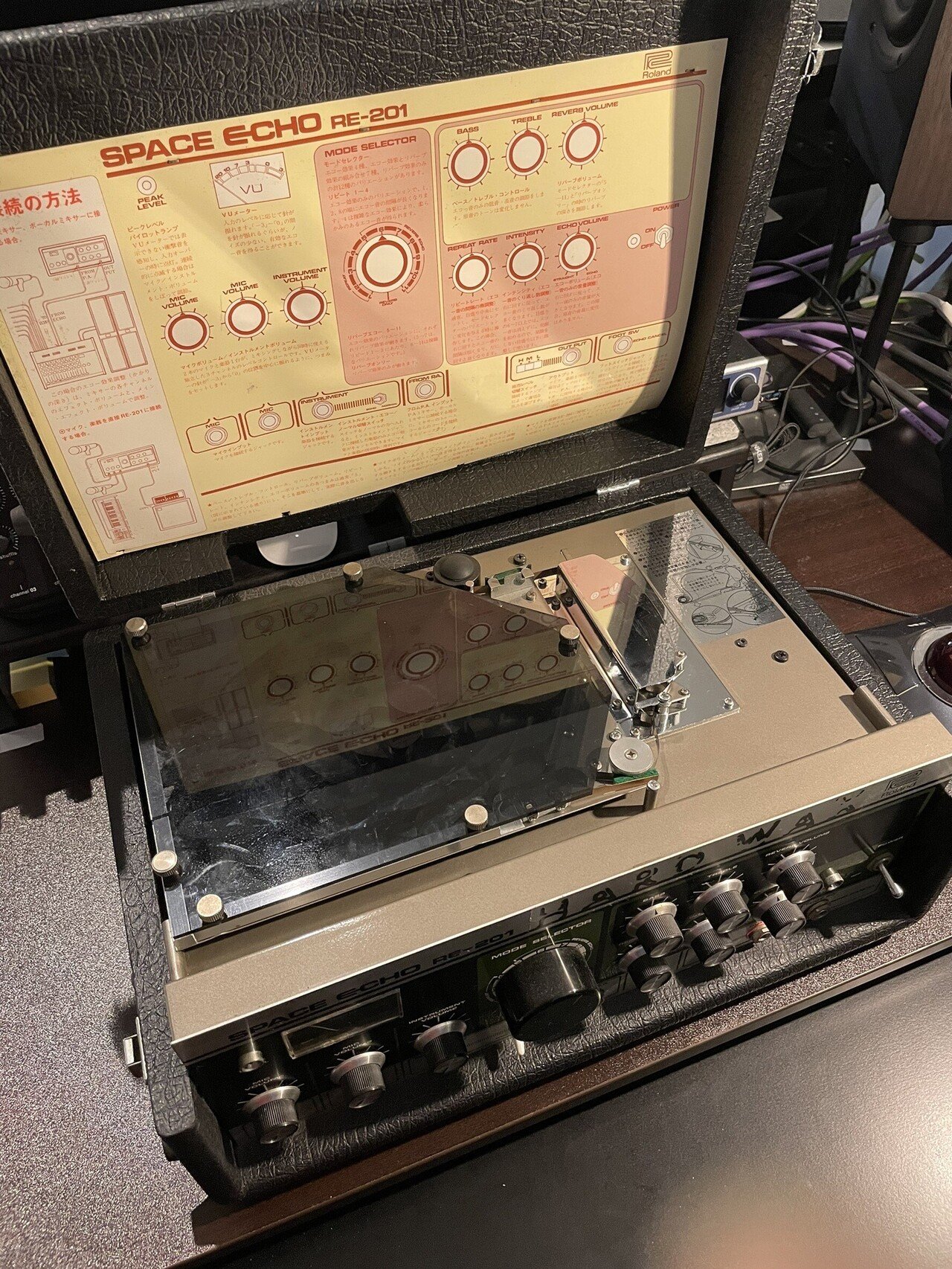 Roland RE-201 SPACE ECHO オーバーホール(1)|Wataru Naruse