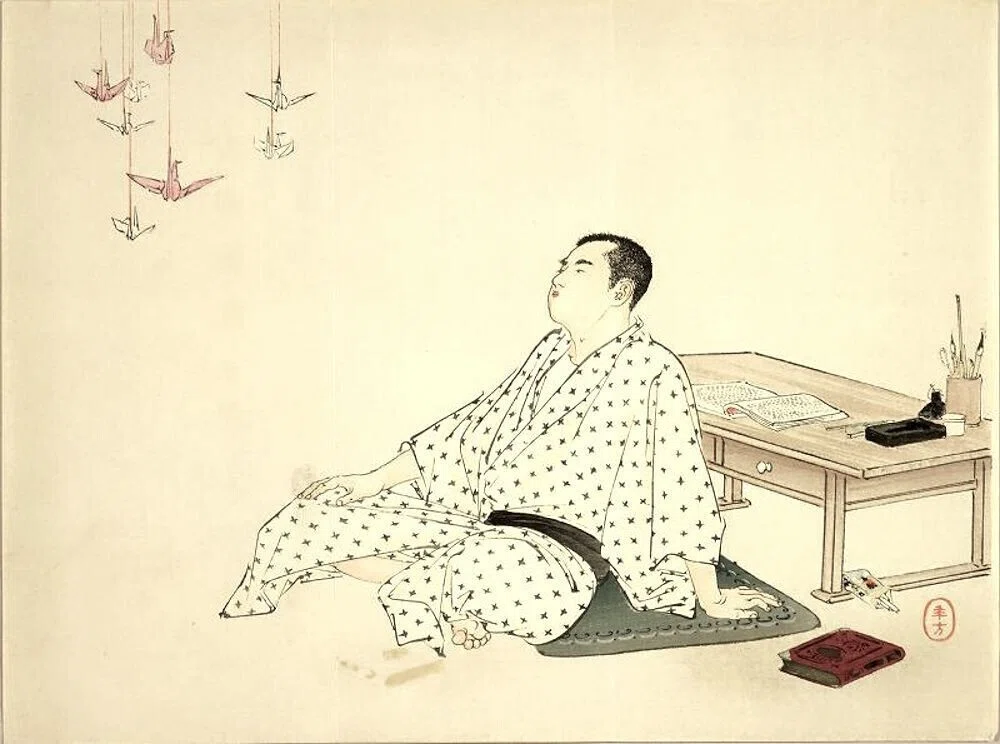 当世五人男の内 吉田雄蔵 後編-明治35-1902 22.3*29.8