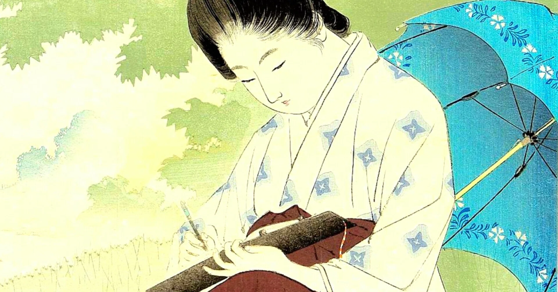 今日の一枚）日本画家-水野年方の美人画-Outdoor Sketch｜artoday - chiaki