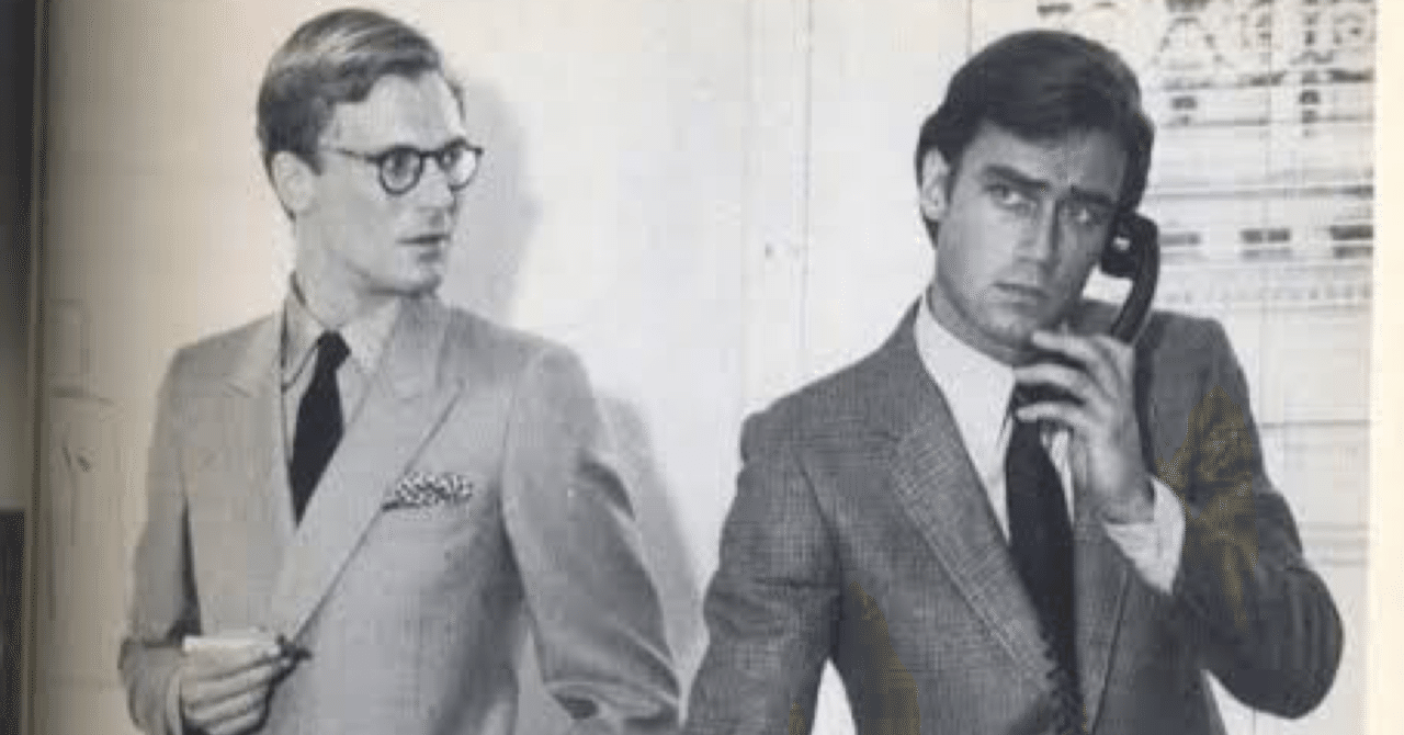 YVES SAINTLAURENT pour homme 80's 青枠タグ - メルカリ