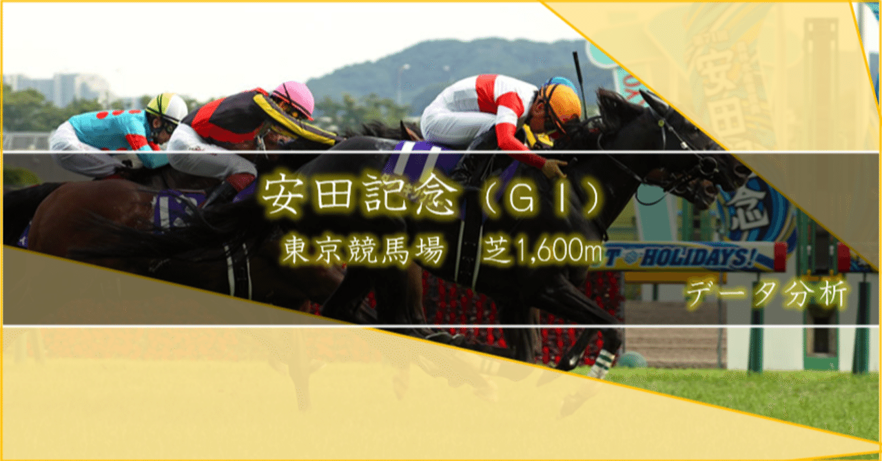 安田記念 データ分析 まさきち Note 安田記念 データ分析 まさきち Note