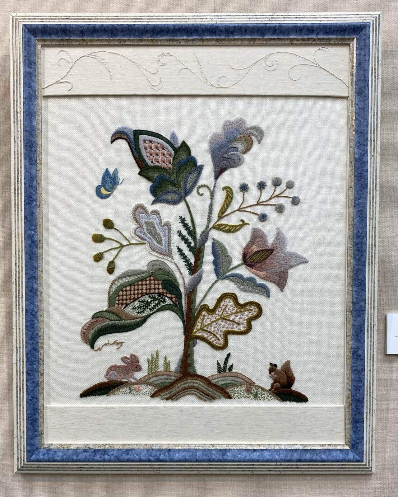 日本アートクラフト協会(JACA）の 「欧風刺しゅう展」に行きました