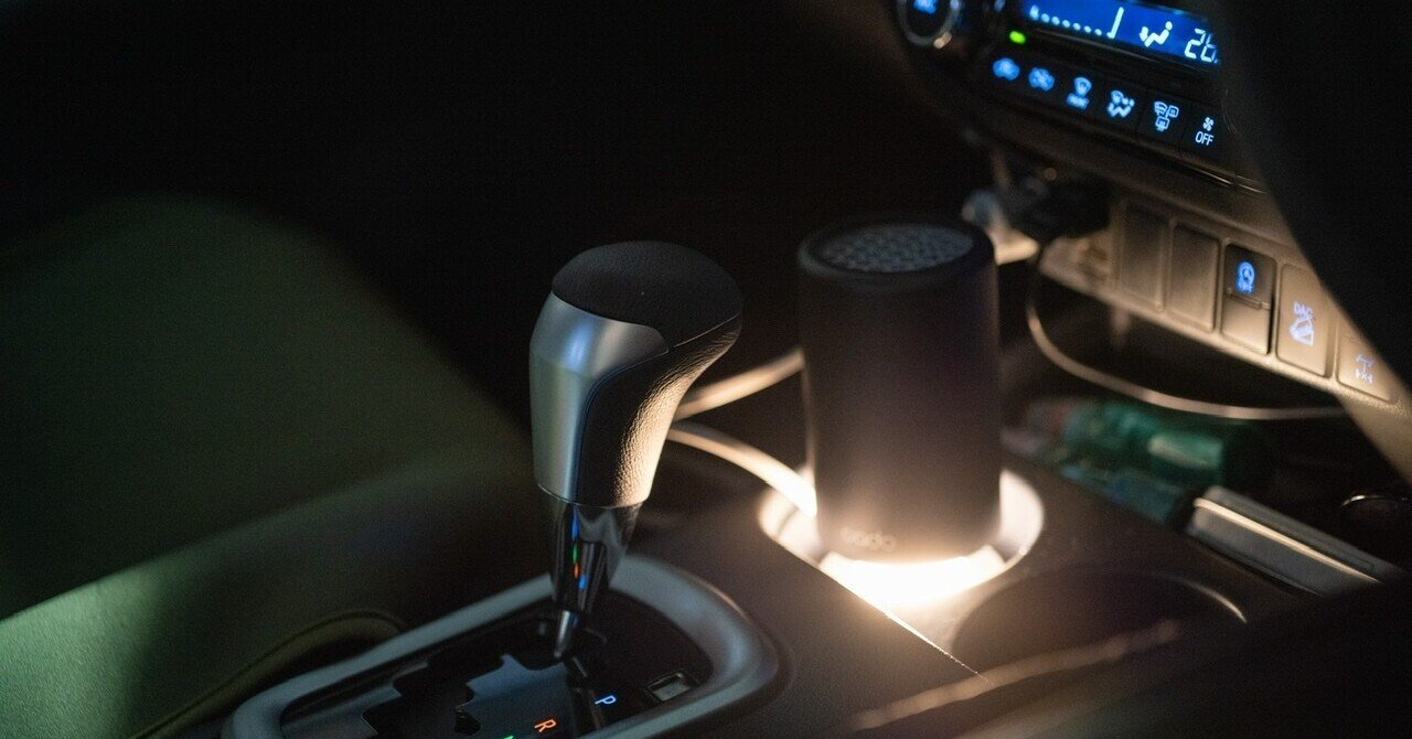 カドー ポータブル 空気 清浄 機 車載 用 マット ブラック cs t 30 66*66*180mm