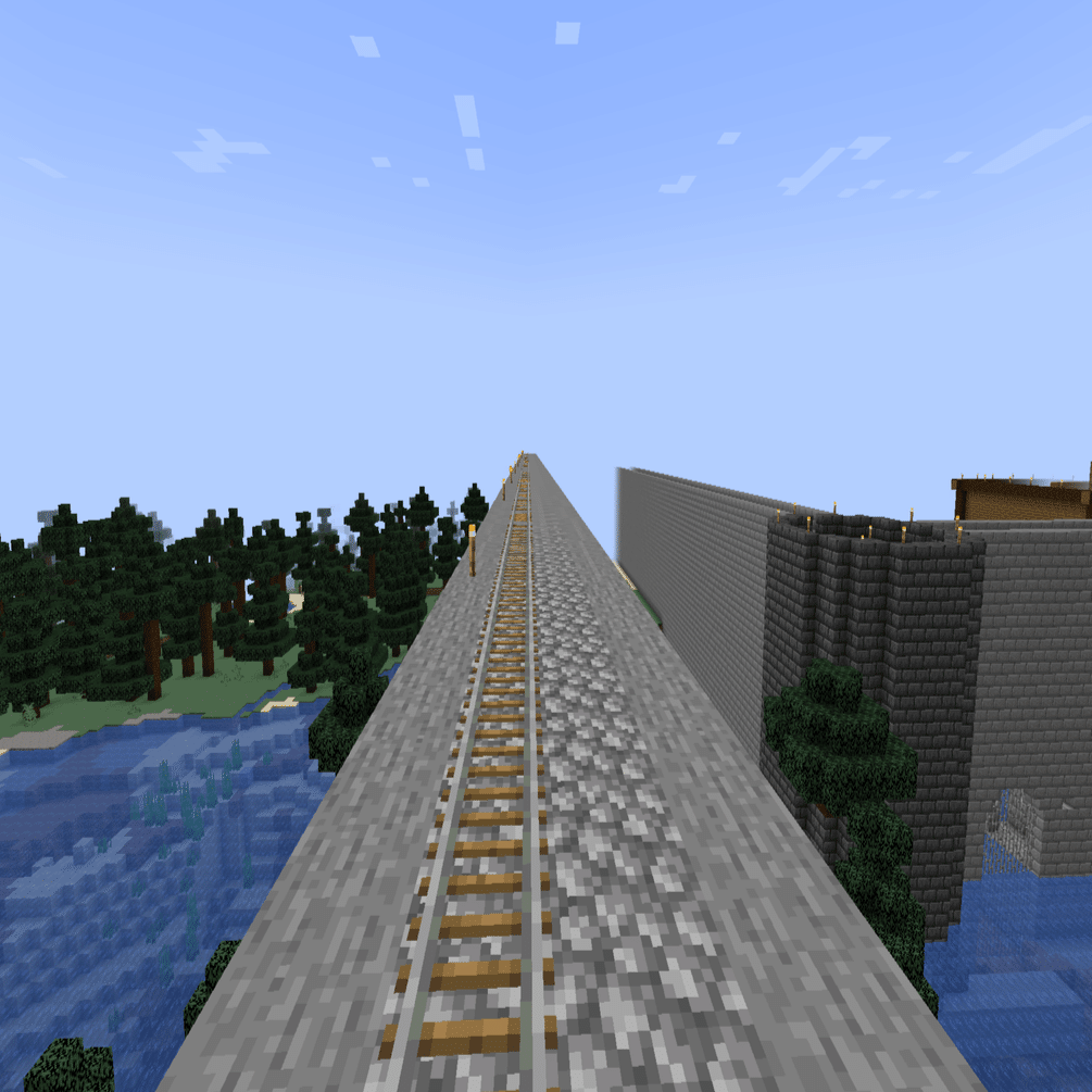 マイクラ 世界の果てまで鉄道を3｜マキナ, image size:1920x1005