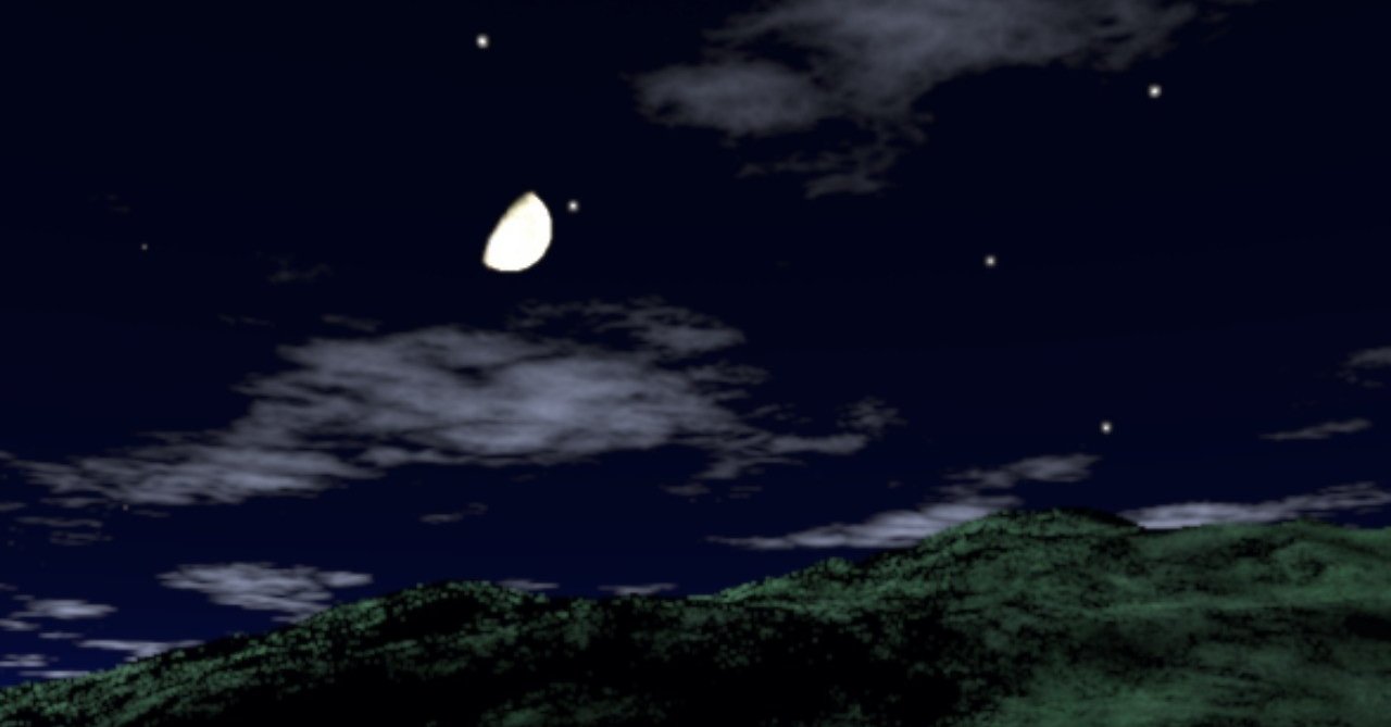 風景CG VUEで夜空は作れるのか？ (VUE練習 9)｜大和 司
