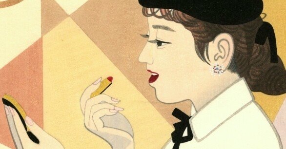 今日の一枚）伊東深水のモダーン世界：赤と白｜artoday - chiaki