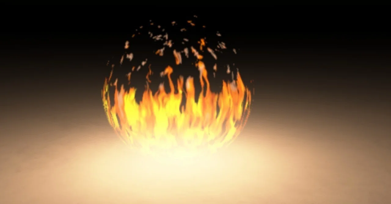 風景CG 発光テストと煙の形 (VUE練習 10)｜大和 司