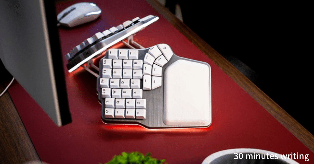 角度調整可能な分離式ゲーミングキーボード｜みねいち＠ガジェット好き