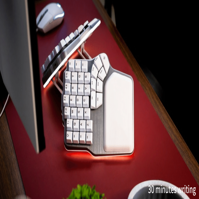 角度調整可能な分離式ゲーミングキーボード｜みねいち＠ガジェット好き