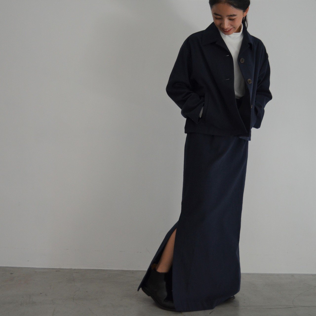 こういう雰囲気のジャケットって、というかもはやセットアップっ