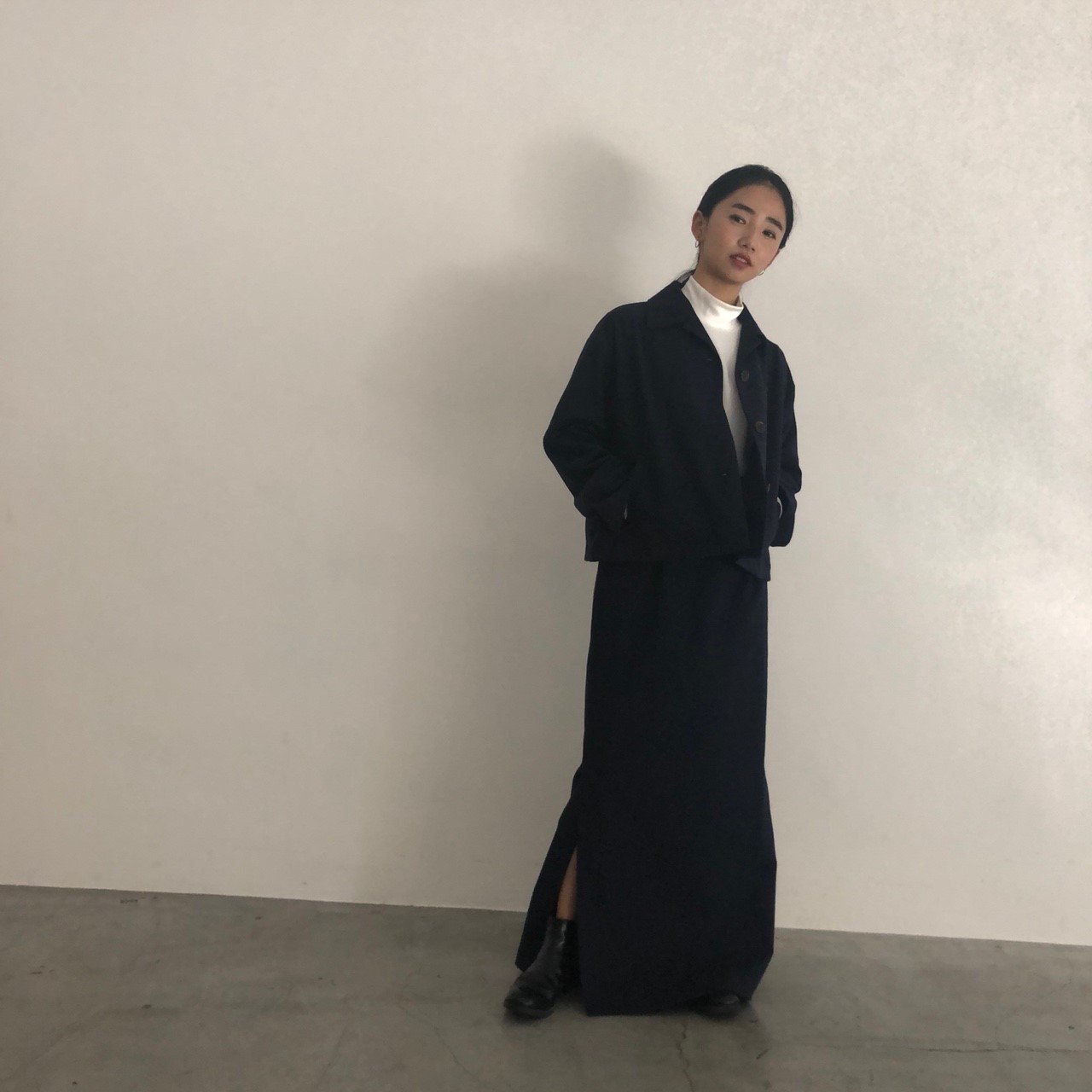 こういう雰囲気のジャケットって、というかもはやセットアップっ