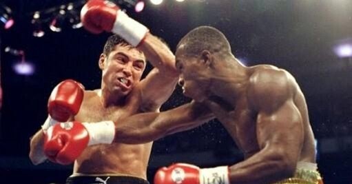 ボクシング　ポスター　オスカー・デラホーヤvsアイク・クォーティ　当時物 91c58ced8271807931a3f07731afa2