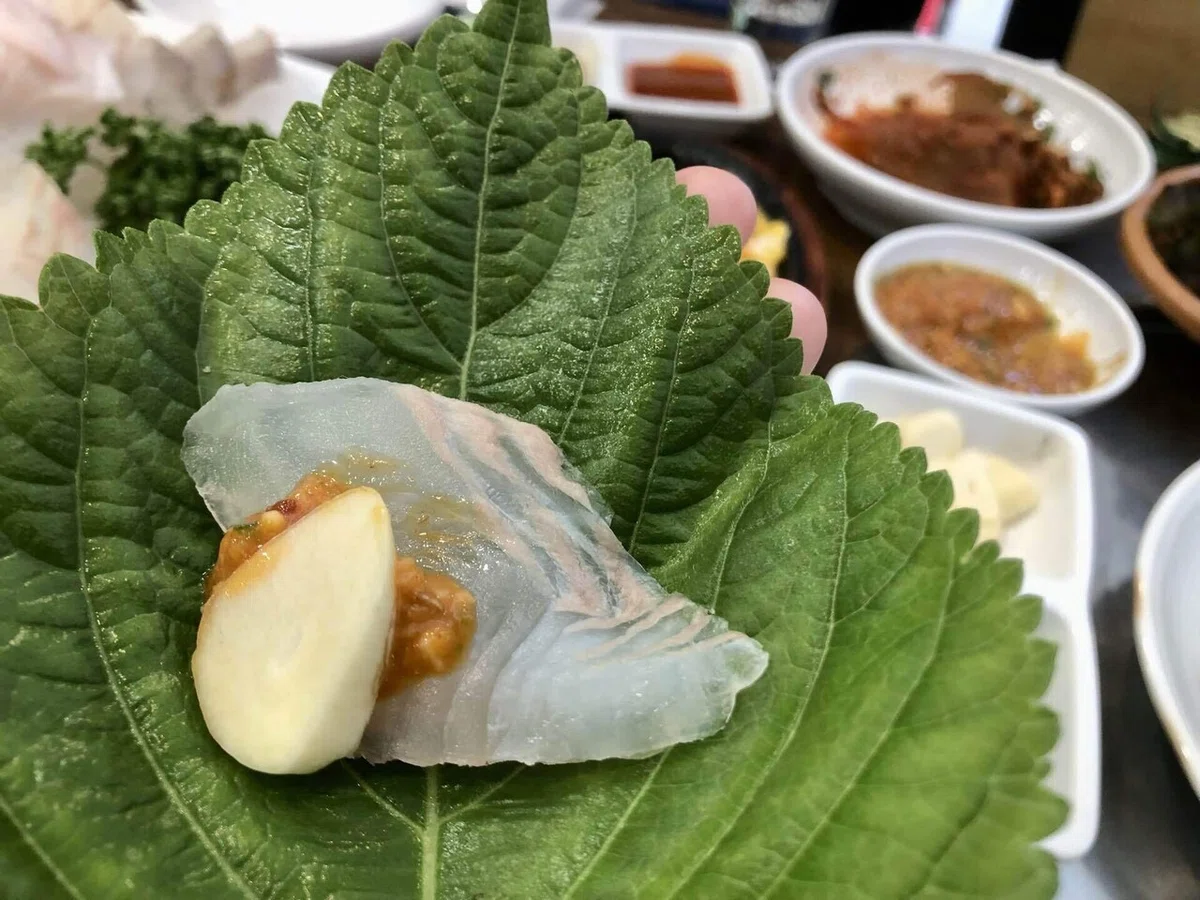 韓国料理#19.フェ~分厚いお刺身は食べ応え充分~|LUCIA