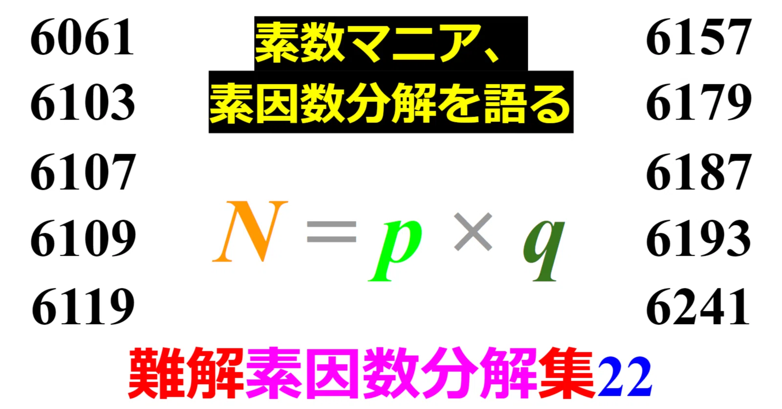 Prime Smash】難しい素因数分解10選ーその22ー｜SOSULover(NumberMania)