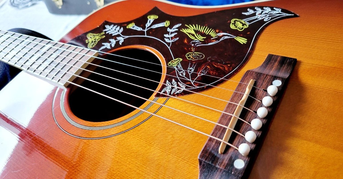 ほしかったギター 〜Gibson Hummingbird(2001年)|Yukihiro🧸 ほしかったギター 〜Gibson Hummingbird(2001年)|Yukihiro🧸