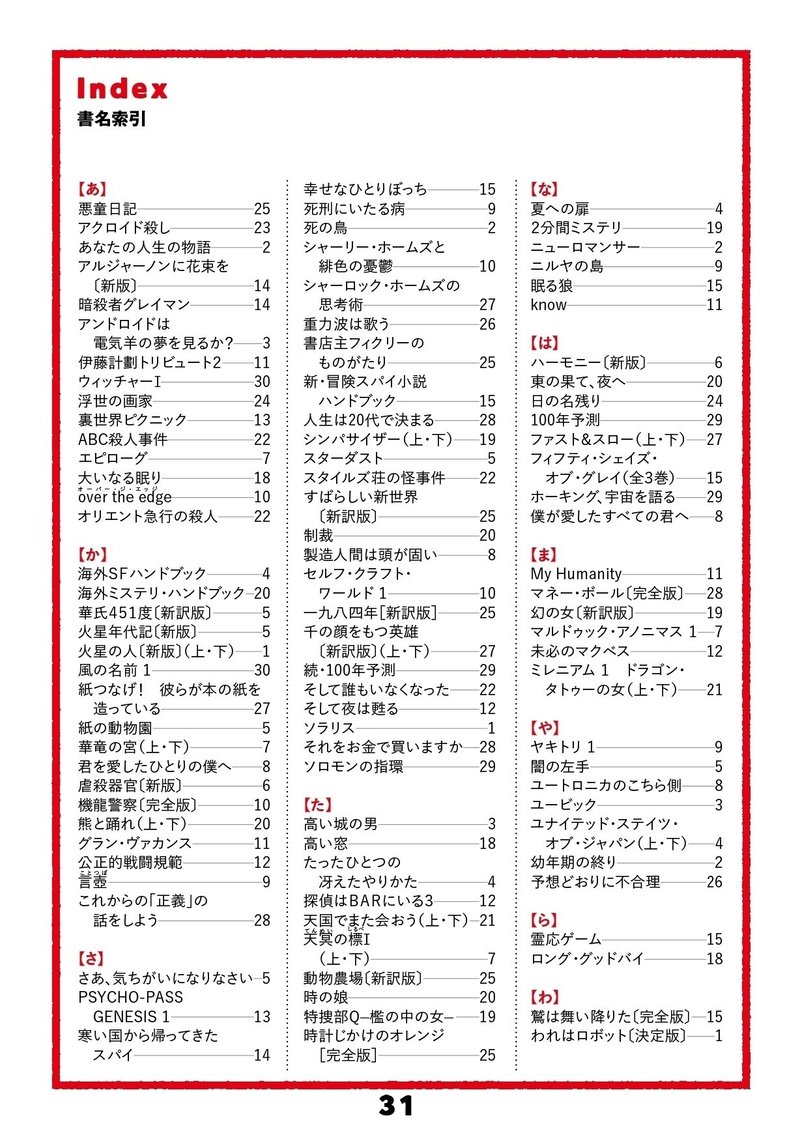 すごい ハヤカワ文庫の100冊フェア 小冊子を特別公開 Hayakawa Books Magazines B すごい ハヤカワ文庫の100冊フェア 小冊子を特別公開 Hayakawa Books Magazines B