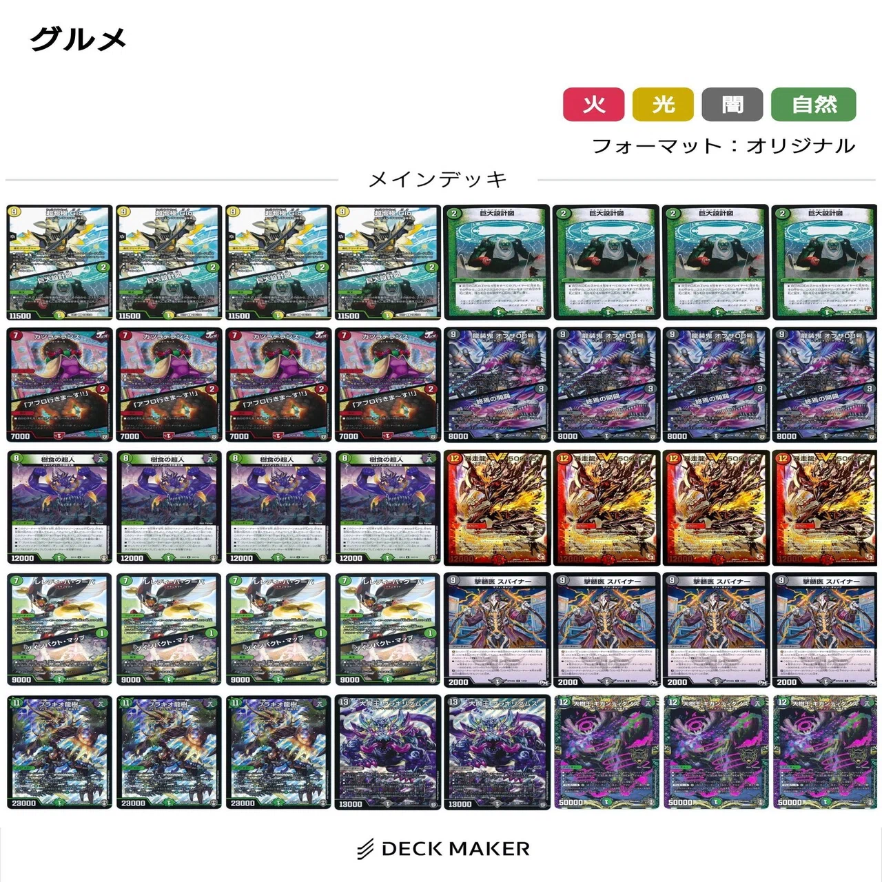 アドバンス】CS優勝 グルメ墓地｜ぶちょう@デュエマ