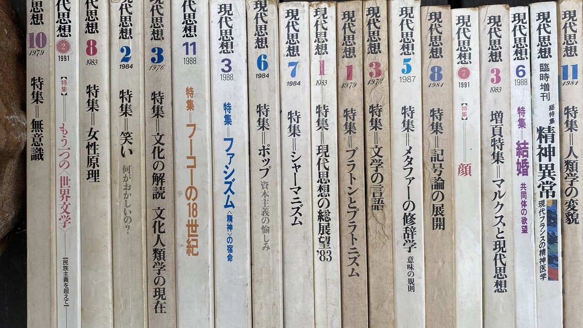 青土社刊 月刊誌『現代思想』バックナンバー12冊