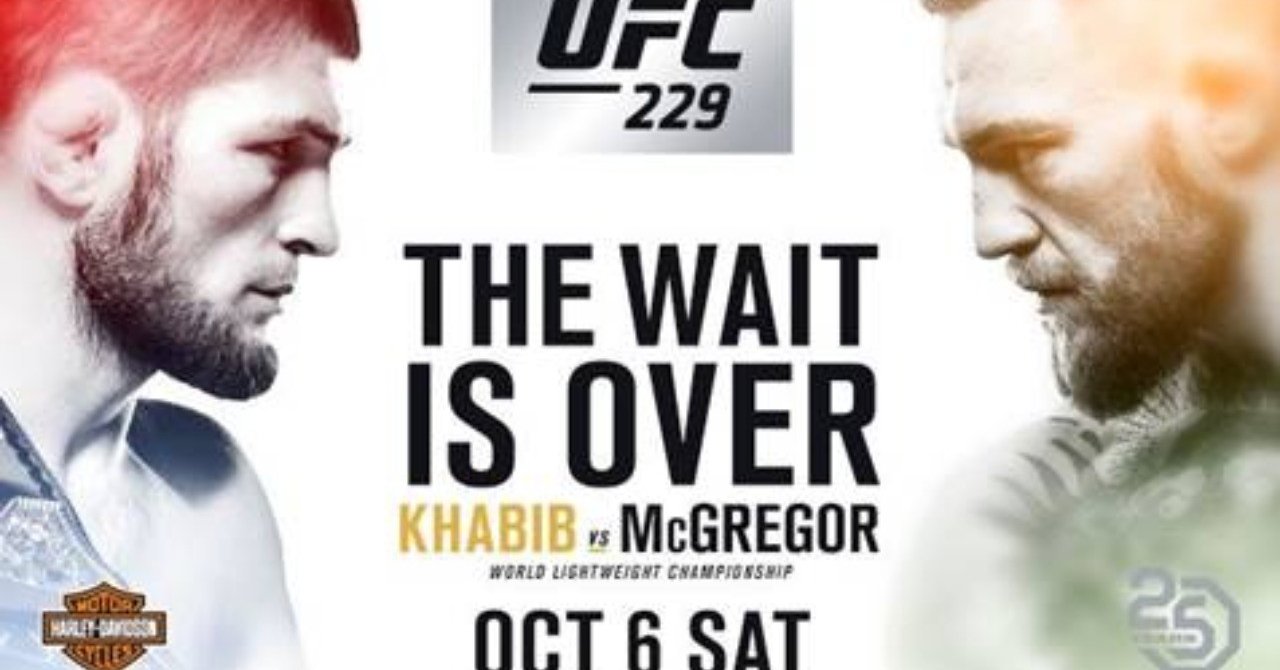 Ufc Ufc世界ライト級選手権試合 王者ハビブ ヌルマゴメドフ Vs 挑戦者コナー マクレガー 10 6 Ufc 229 はプレリムをufc Japan公式ツイッターで無料ライブ配信 メインカードは ゴング格闘技 Note