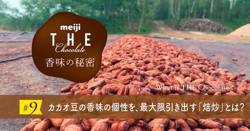 カカオ豆の香味の個性を、最大限引き出す「焙炒」とは？──meiji THE Chocolateの香味の秘密 #9