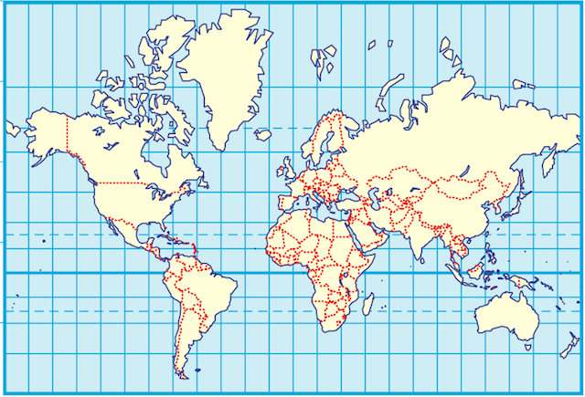 メルカトル図法